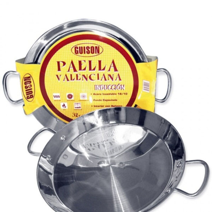 Paella-Pfanne Guison 74046 Edelstahl (46 cm)