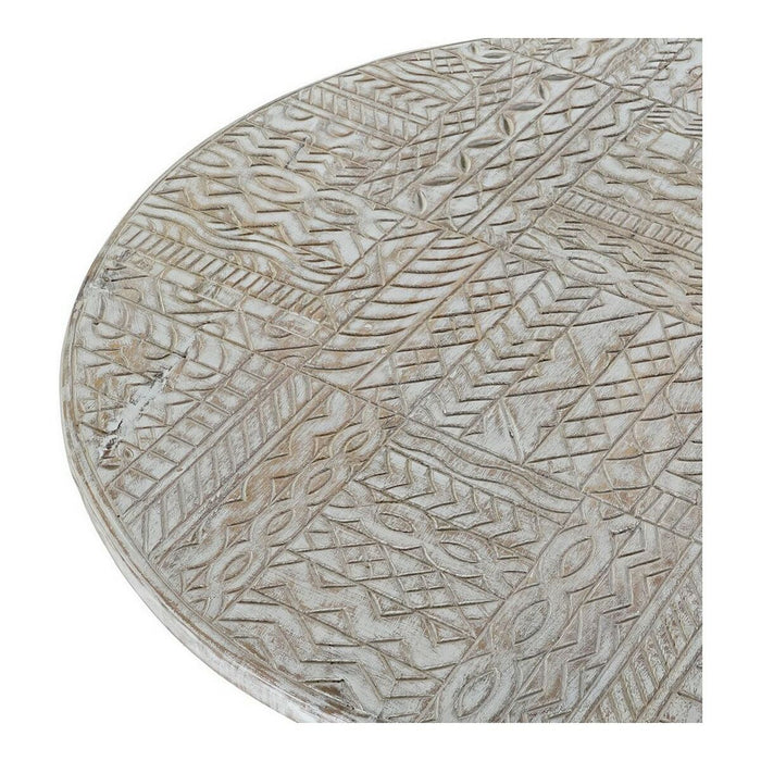 Beistelltisch DKD Home Decor Metall Mango-Holz (75 x 75 x 80 cm)