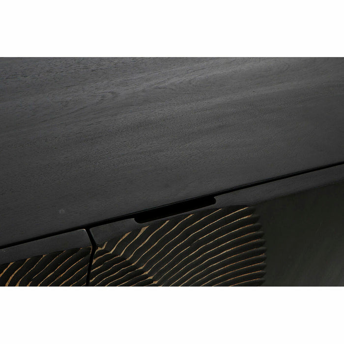 Anrichte DKD Home Decor Schwarz Bunt Gold Metall Mango-Holz 160 x 45 x 75 cm