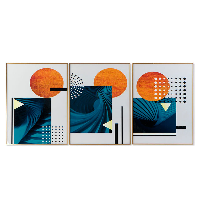 Bild DKD Home Decor abstrakt (3 pcs) (60 x 3 x 80 cm)