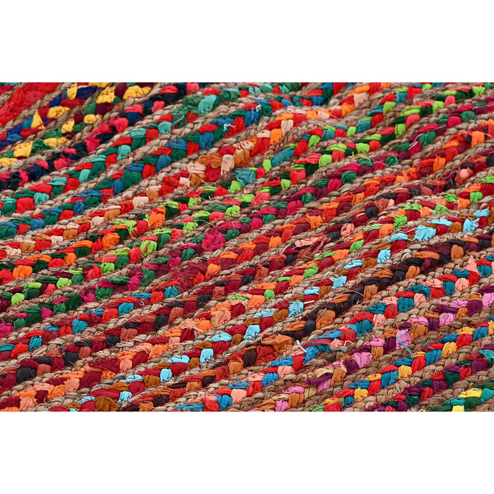 Teppich DKD Home Decor Baumwolle Bunt Jute (200 x 290 x 1 cm)