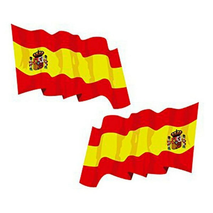 Aufkleber Fahne Spanien (2 uds)