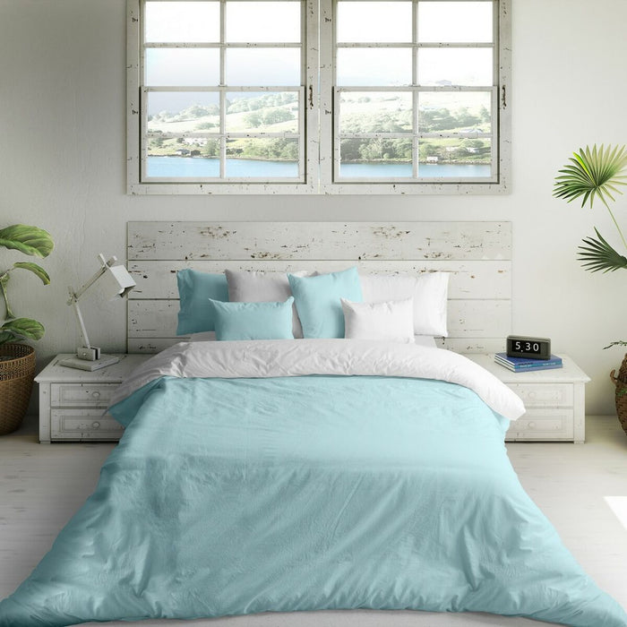 Bettdeckenbezug Naturals Blau Weiß (150er-Bett)