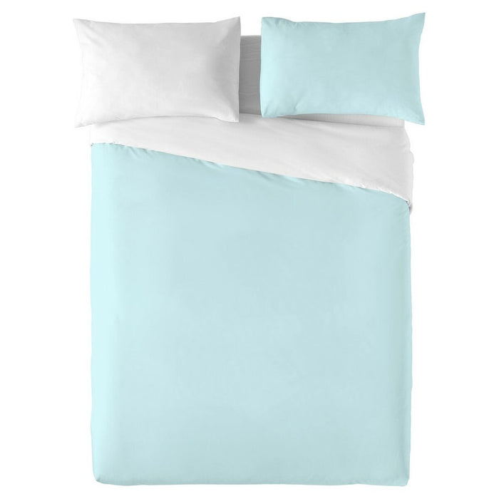 Bettdeckenbezug Naturals Blau Weiß (2 Meter breites Bett)