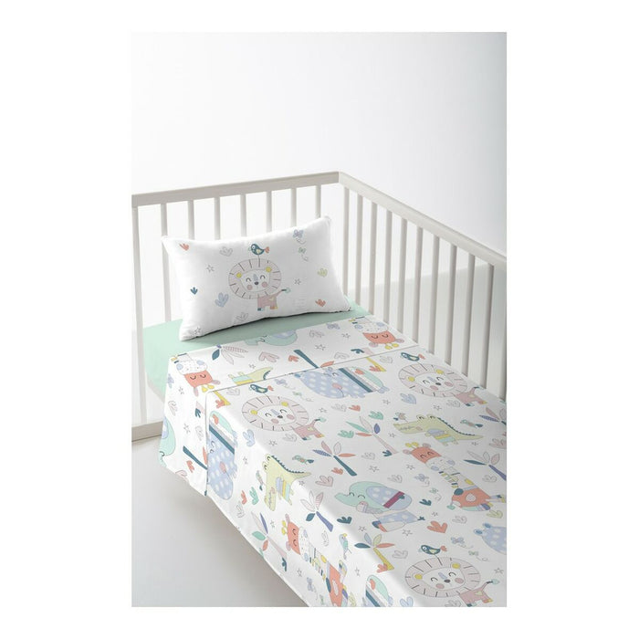 Oberes Betttuch für Kinderbett Cool Kids Jungle (80 cm Babybett)