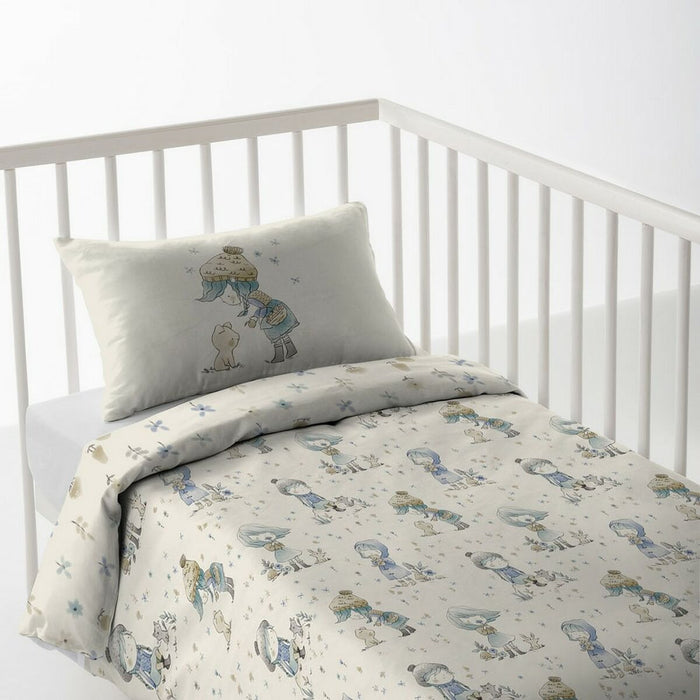 Bettbezug für Babybett Cool Kids Dery Reversibel (100 x 120 cm) (60 cm Babybett)