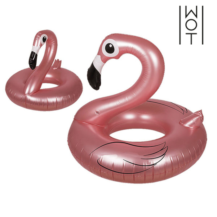 Summer Wagon Trend Aufblasbarer Schwimmring Flamingo