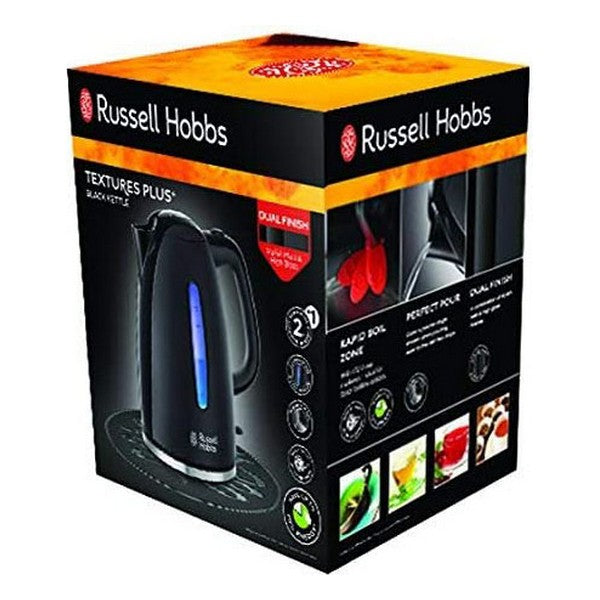 Wasserkocher Russell Hobbs Textures 2400 W 1,7 L Schwarz (Refurbished C)