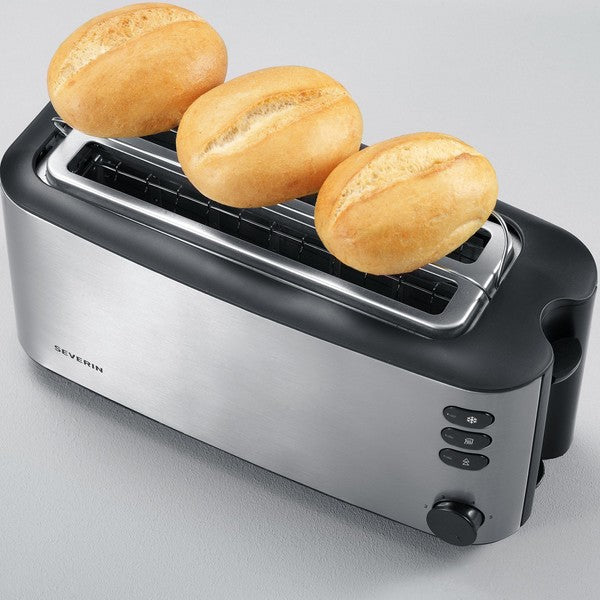 Toaster Severin AT 2509 1400 W Edelstahl Schwarz (Refurbished C)