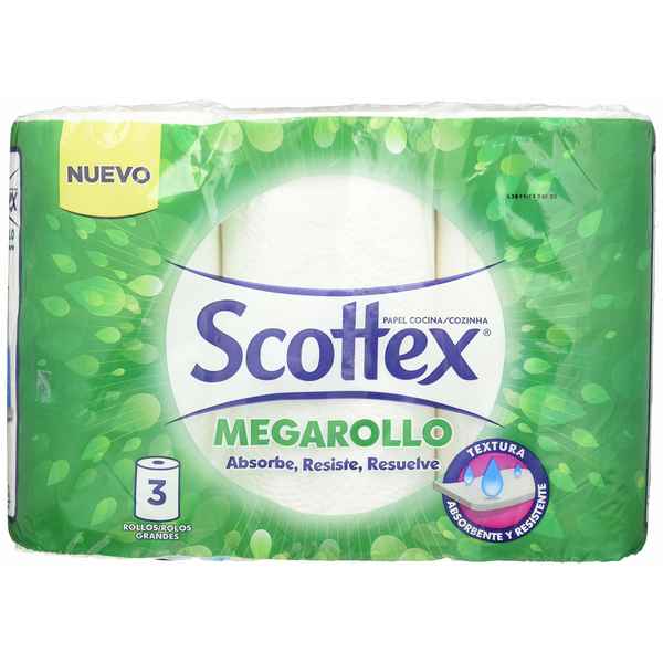 Küchenpapier Megarrollo Scottex (3 uds) (Refurbished A+)