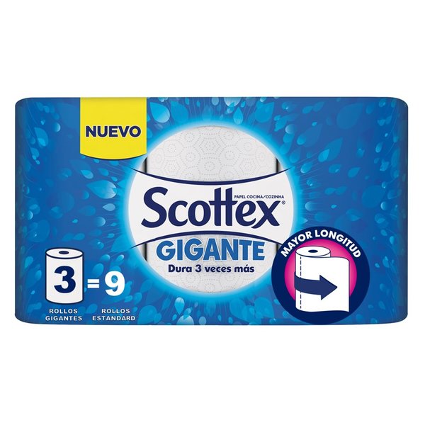 Küchenpapier Scottex Gigante (3 uds) (Refurbished A+)