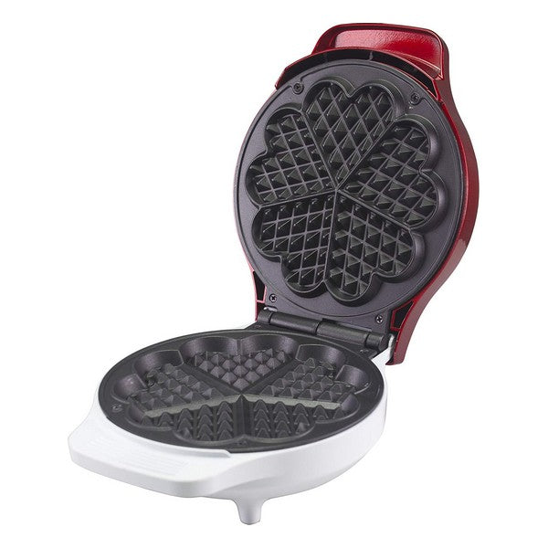 Waffeleisen 1000 W Rot/Weiß (Refurbished B)