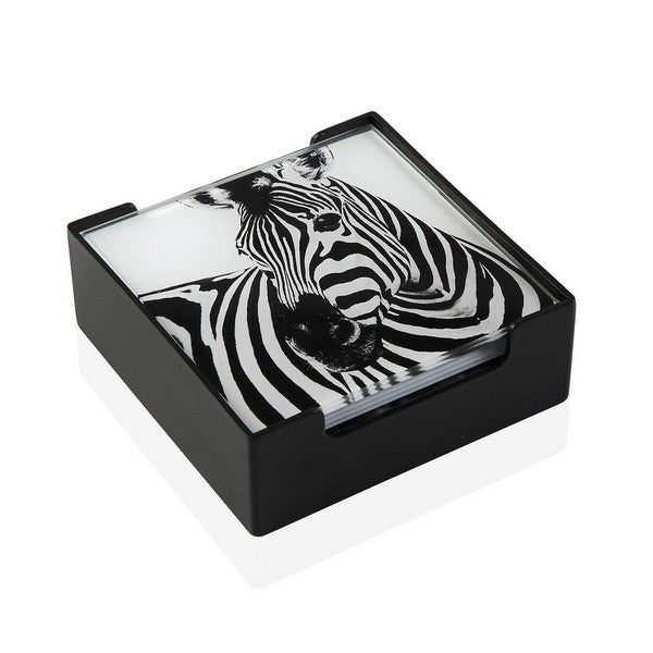 Untersetzer Kristall Zebra (6 pcs)