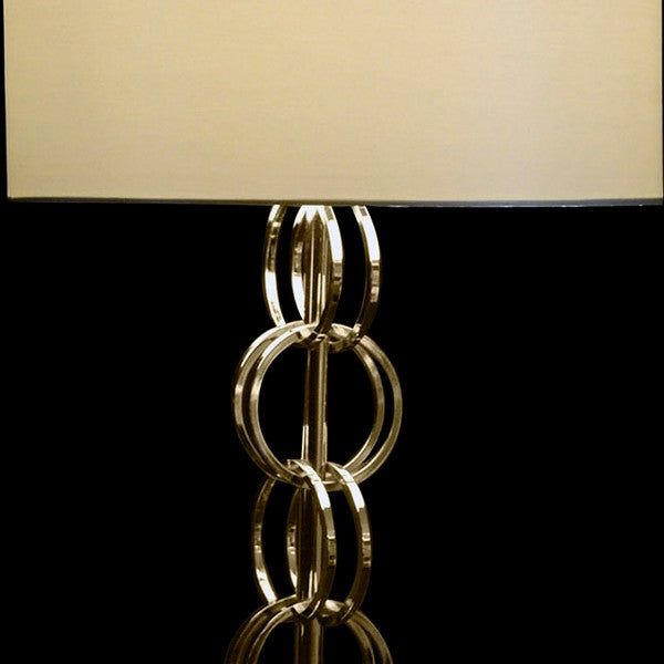 Tischlampe Dekodonia Leinen Metall (40 x 40 x 73 cm)