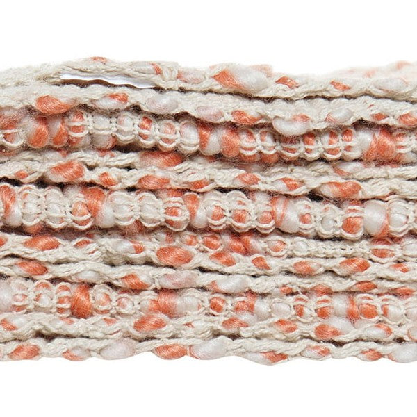 Decke Dekodonia Beige Randbereich Polyester Baumwolle (125 x 150 cm)