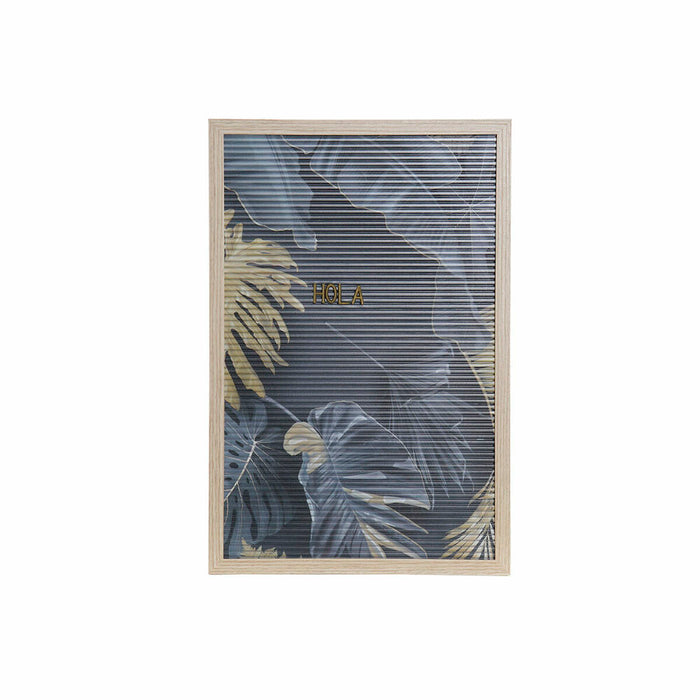 Wanddekoration DKD Home Decor Tropical PP (Polypropylen) (2 pcs) (30 x 1.5 x 45 cm)