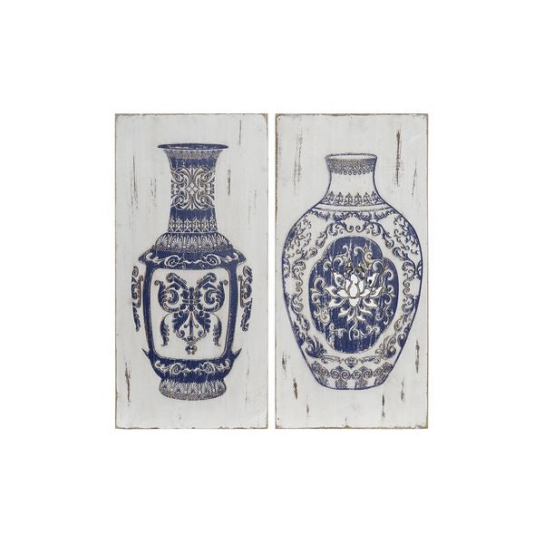 Wanddekoration Dekodonia Vase Orientalisch (2 pcs)