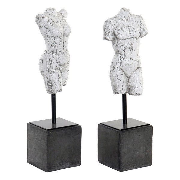 Deko-Figur Dekodonia Harz Eisen (9 x 9 x 34 cm) (2 pcs)