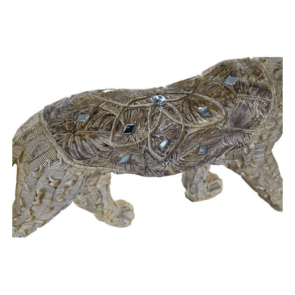 Deko-Figur Dekodonia Harz Leopard (31 x 6 x 15 cm)