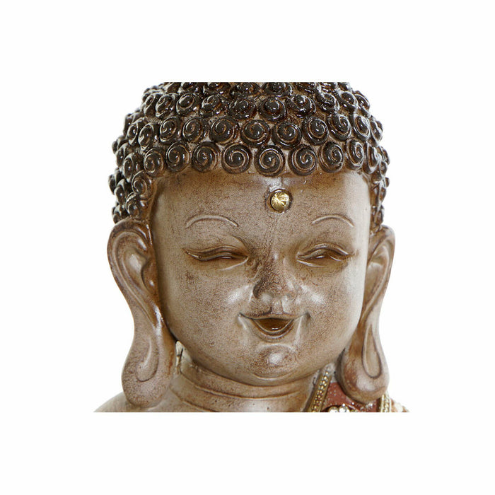 Deko-Figur DKD Home Decor Golden Braun Buddha Harz (14 x 12 x 26 cm)