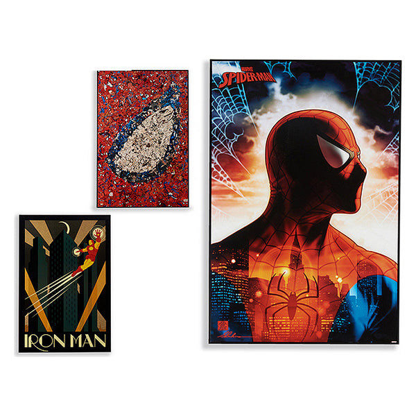 Bild Gift Decor Spiderman-Ironman (3 x 91,5 x 61,5 cm)