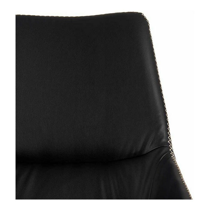 Sessel Schwarz Klassich Stoff Stahl (50 x 87 x 61 cm)