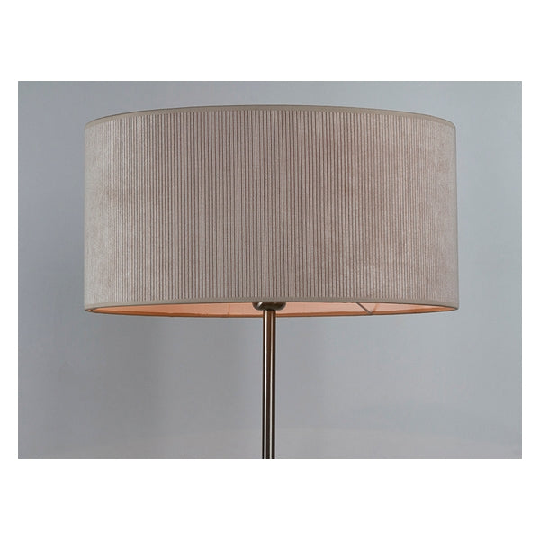 Stehlampe Beige Samt (45 x 45 x 158 cm)