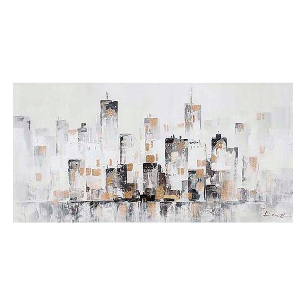 Ölgemälde City (140 x 4 x 70 cm)