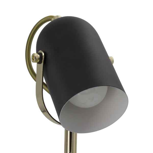 Tischlampe Ledkia Cano  Schwarz Aluminium