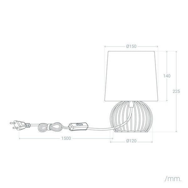 Tischlampe Ledkia Lupe Aluminium E27