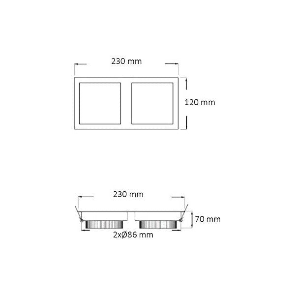 Fokus Downlight LED Ledkia A+ 10 W 900 Lm (Kaltweiß 6000K - 6500K)