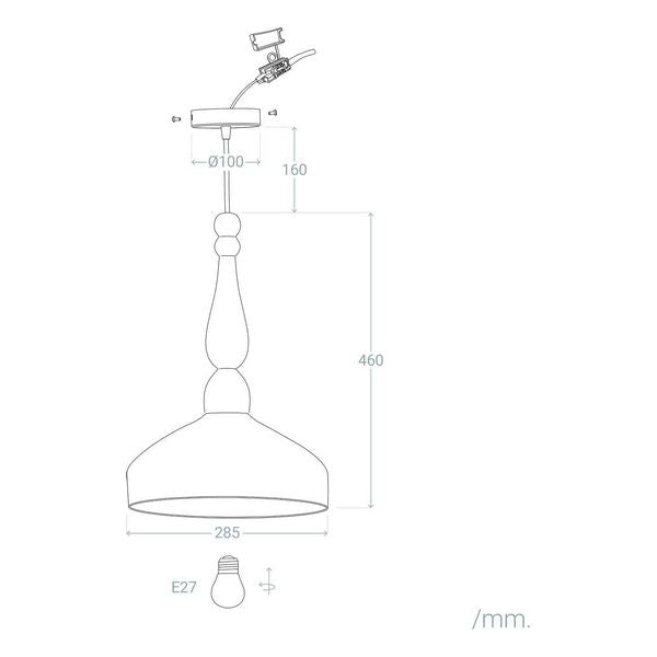 Deckenlampe Ledkia  Almanzor 40 W