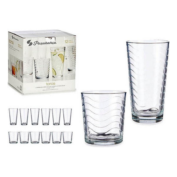 Gläserset Durchsichtig Glas (12 Stücke)