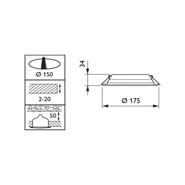 Strahler Philips Ledinaire DN065B A+ 11 W 1000 Lm (Neutralweiß 4000K)