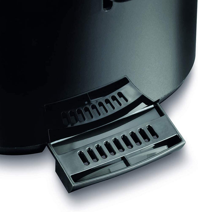 AEG Doppelschlitz-Toaster / Brötchenaufsatz / Staubschutz-Deckel / 7 Bräunungsgrad-Einstellungen / Brötchenaufback-Funktion