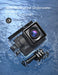 Action Cam 4K 20MP Unterwasserkamera WiFi 40M wasserdichte EIS Bildstabilisator Helmkamera 170° Weitwinkel Camcorder 