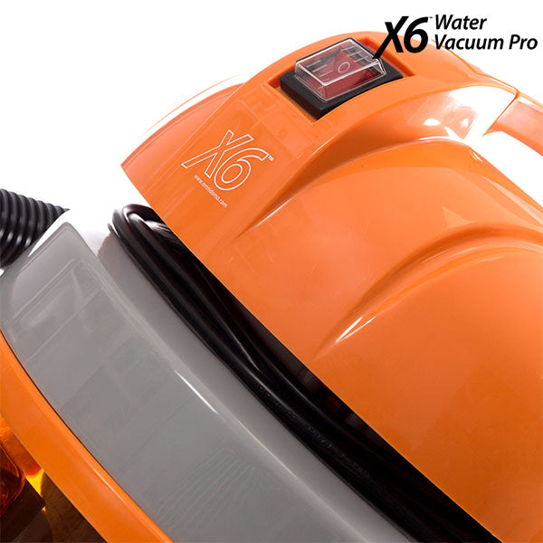 Staubsauger X6 Water Vacuum Pro 10 L 1400W Grau Orange