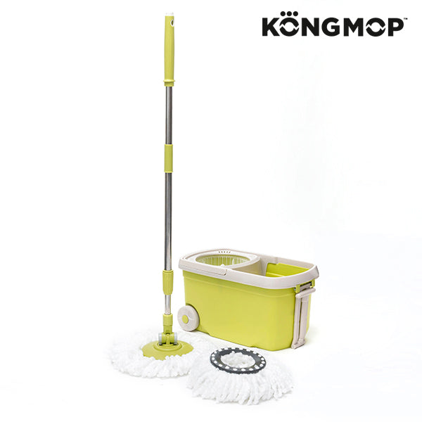 Kong Mop Drehmop und Eimer mit Rollen