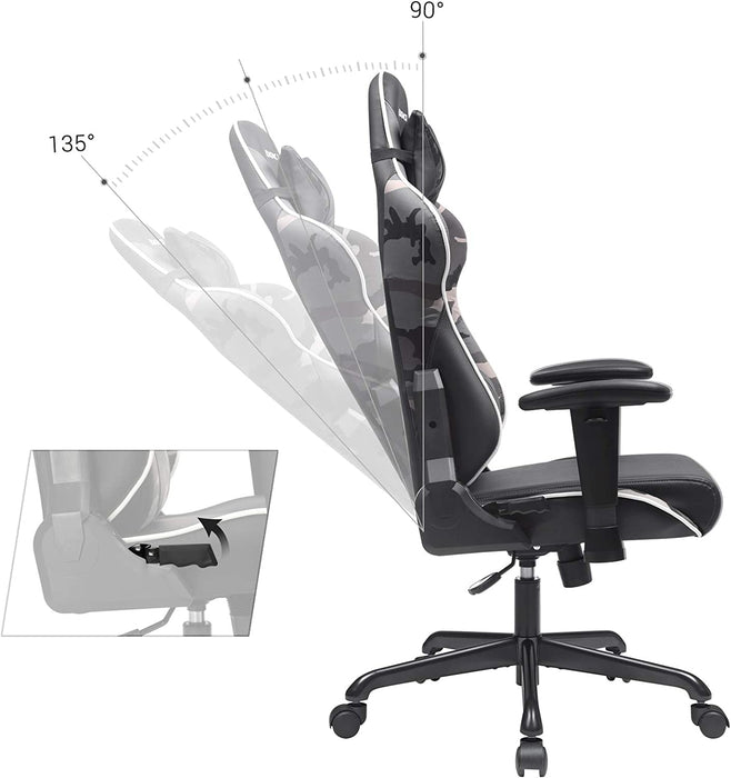 Gaming Stuhl, Bürostuhl, ergonomischer Schreibtischstuhl