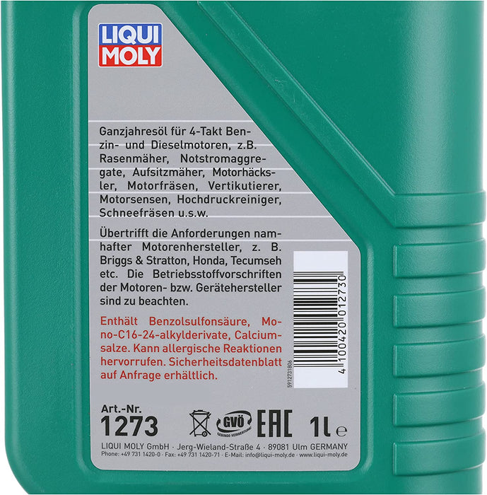 LIQUI MOLY Universal Gartengeräte-Öl 10W-30 1 l