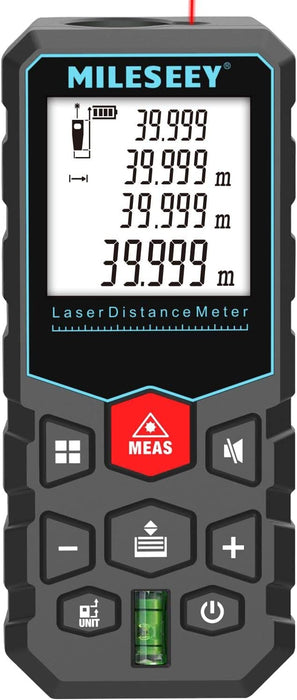 Laser Entfernungsmesser Profi,±2mm Genauigkeit Entfernungsmesser, Flächen und Volumenmessung,Lasermessgerät 50M,M/In/Ft/Ft+In Einheiten