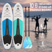 Stand Up Paddle Board - Leader Accessories All-Round SUP Board aufblasbar SUP Brett	