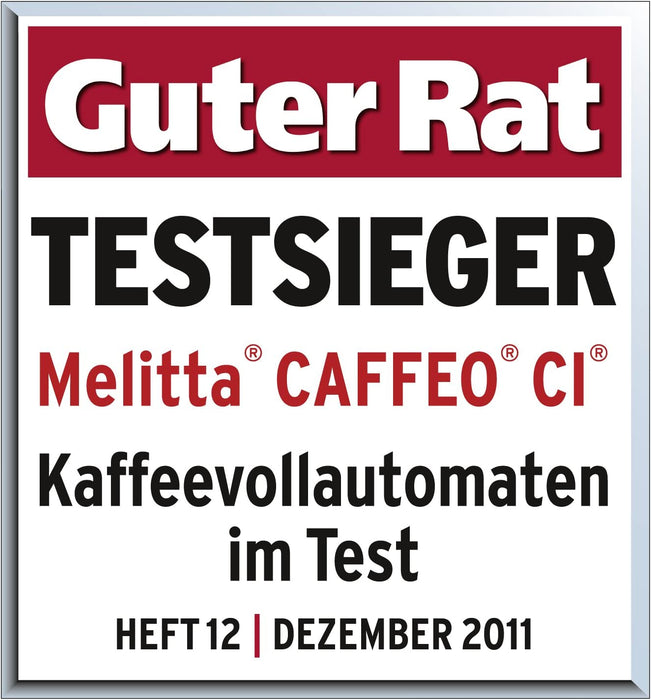 Melitta Caffeo Kaffeevollautomat | mit Milchbehälter | Zweikammern-Bohnenbehälter | One Touch Funktion | 15 Bar | Automatische Reinigungsprogramme