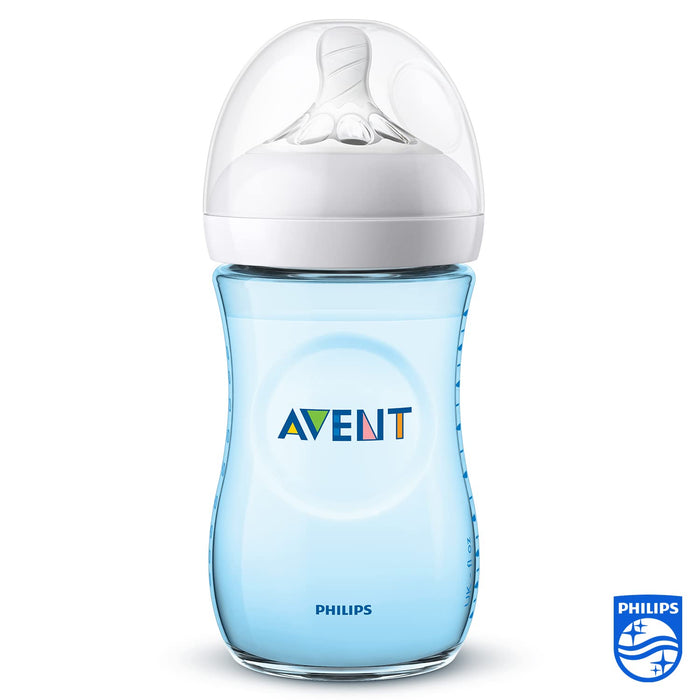 Philips Avent Natural Babyflasche mit Sauger mit langsamem Nahrungsfluss 2 Stück 