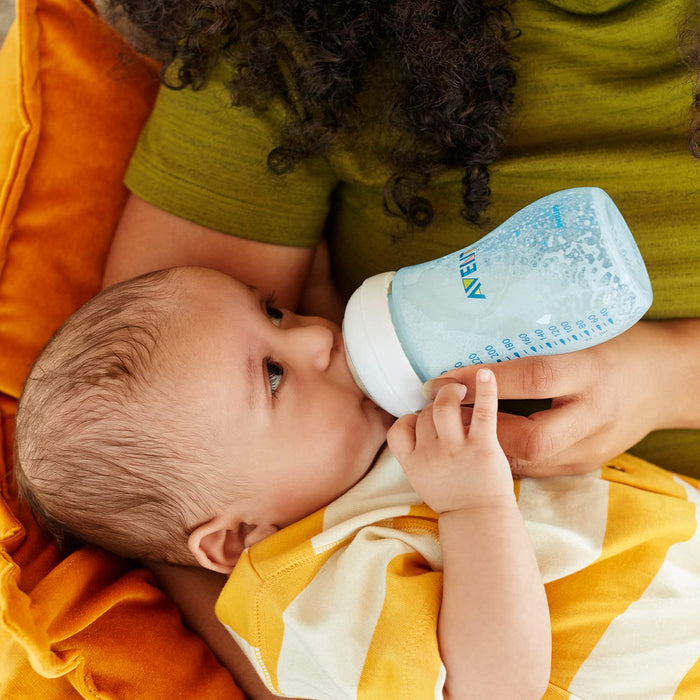 Philips Avent Natural Babyflasche mit Sauger mit langsamem Nahrungsfluss 2 Stück 