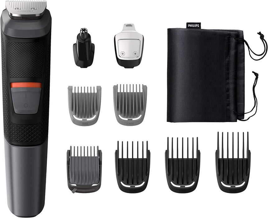 Philips Multigroom Series 5000 9-in-1, für Gesicht und Haare mit DualCut-Technologie