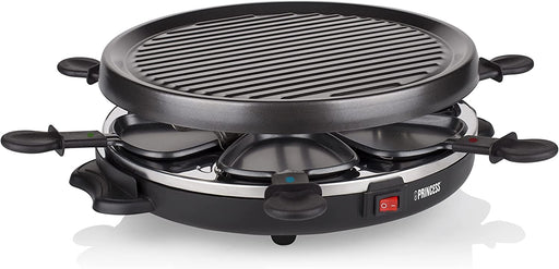 Raclette und Antihaftbeschichtung Grill-Set für 6 Personen, 800 Watt