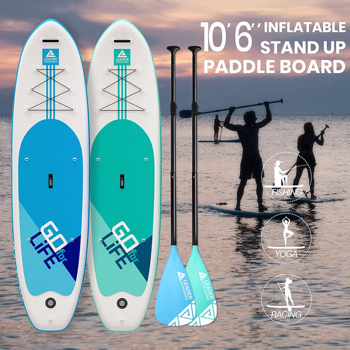 Stand Up Paddle Board - Leader Accessories All-Round SUP Board aufblasbar SUP Brett 