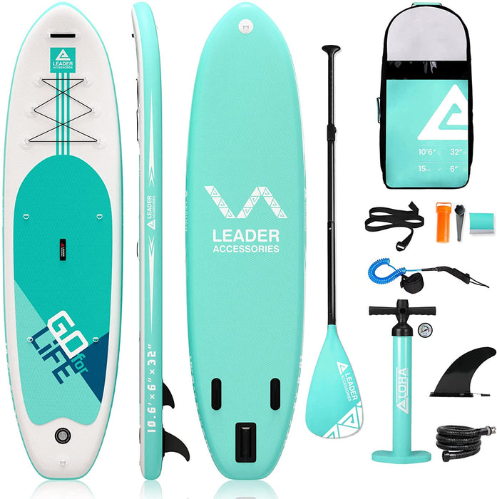 Stand Up Paddle Board - Leader Accessories All-Round SUP Board aufblasbar SUP Brett 