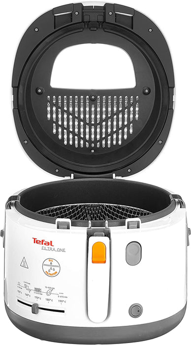 Tefal Fritteuse Filtra One | 1.900 W | Kapazität 1,2 Kg | Clean-Oil-System | Auffangsieb für Frittierreste | Wärmeisoliert | Spülmaschinenfest 